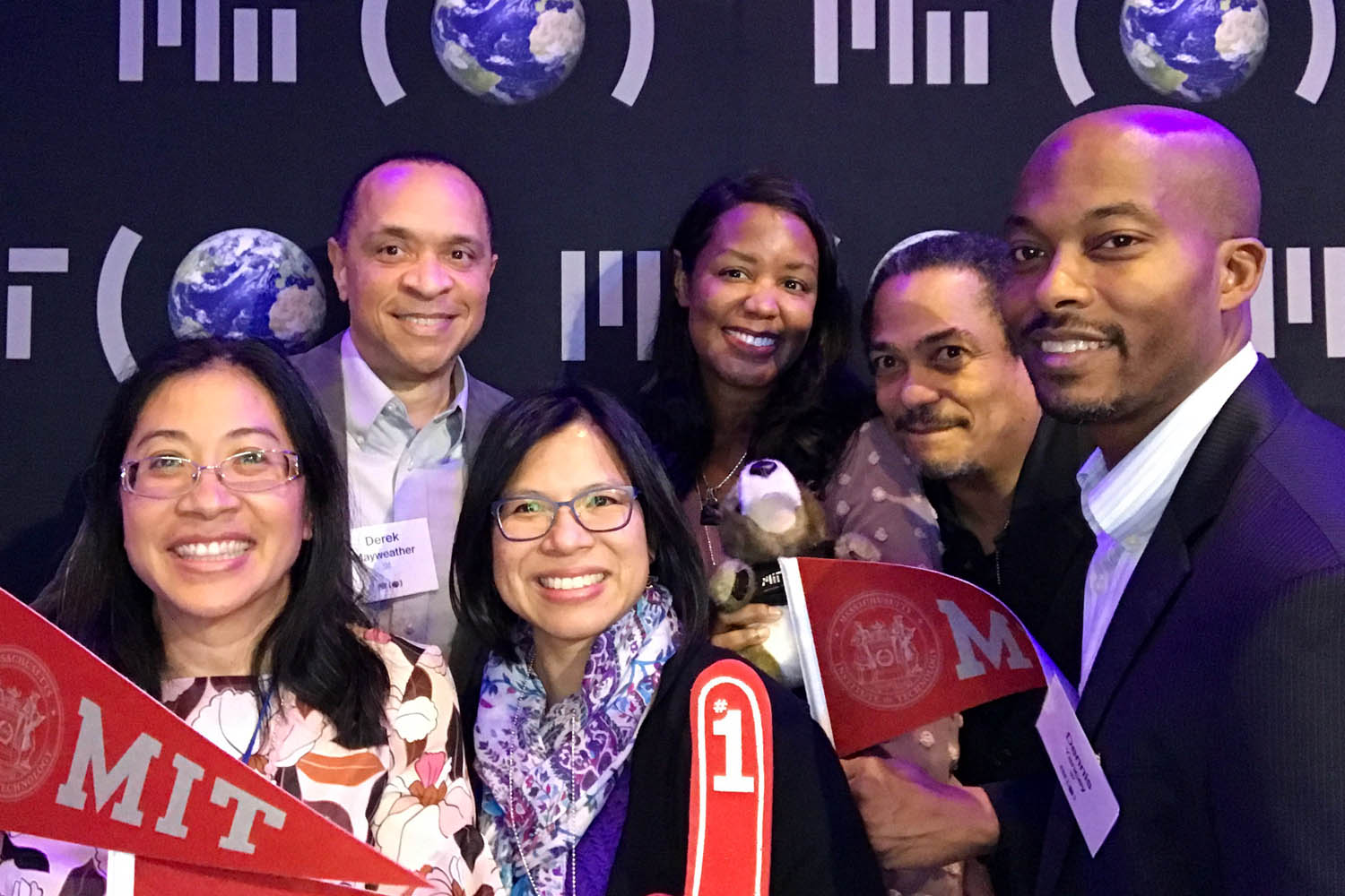 Guests at the Atlanta Roadshow selfie station